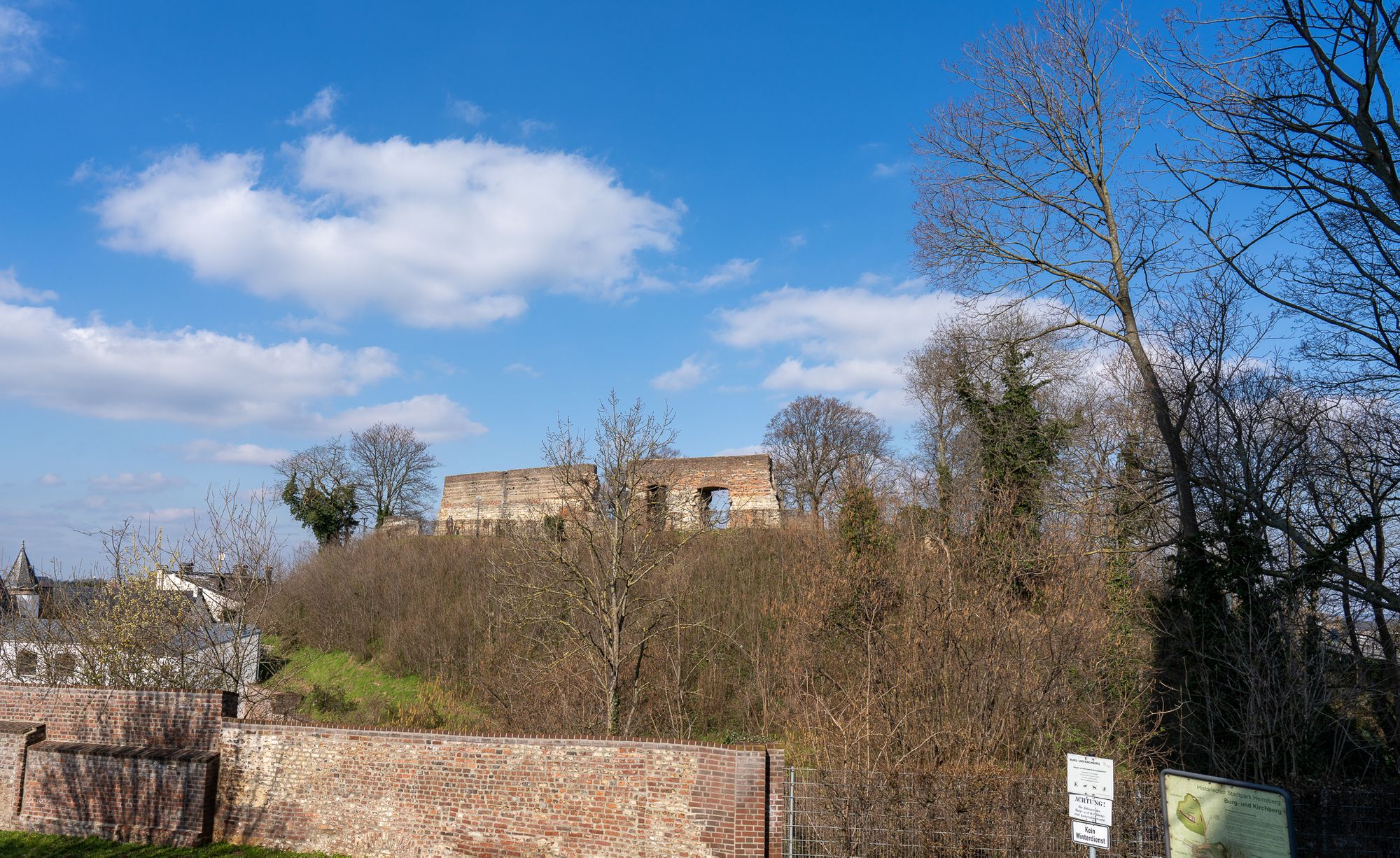 Castle ruins in Heinsberg