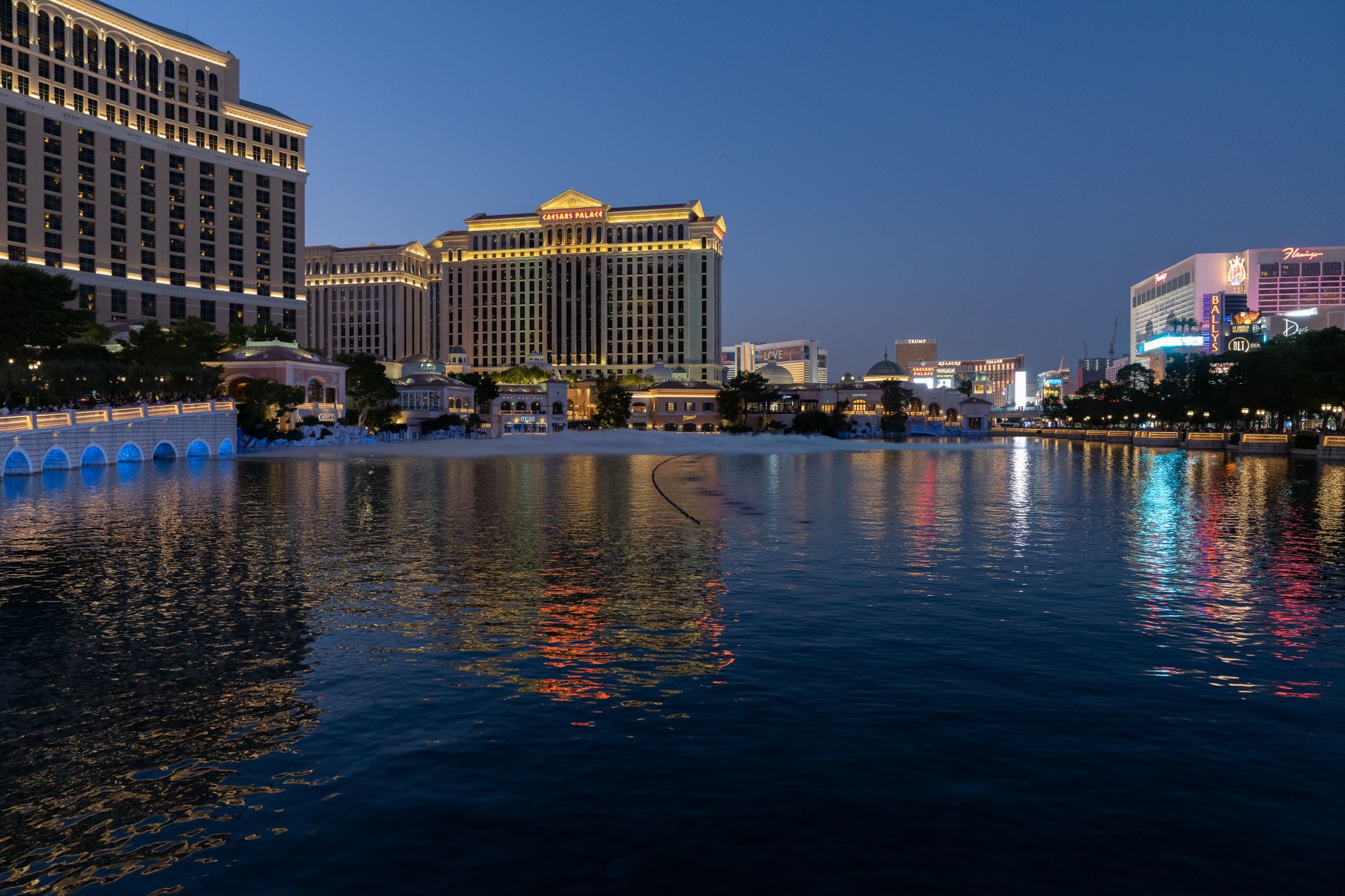 Practicing night and blue hour shots in Las Vegas